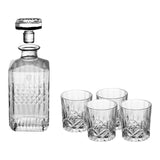 Berlinger Haus 5 részes Kristályüveg Whisky készlet Black Rose Collection