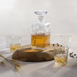 Berlinger Haus 5 részes Kristályüveg Whisky készlet Black Rose Collection