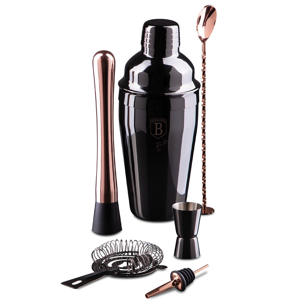Berlinger Haus 6 részes koktélkészítő szett Black Rose Collection