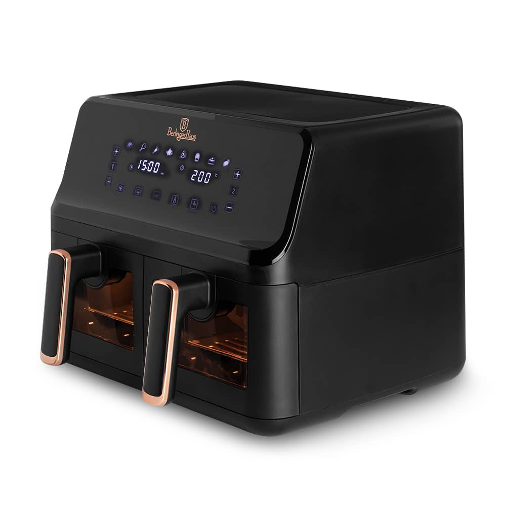 Berlinger Haus BH/9490 AirFryer Forrólevegős sütő 5L 1400 Watt - Fehér