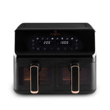 Berlinger Haus Dupla AirFryer 4,1 L + 4,1 L 2700 W Black Rose Collection