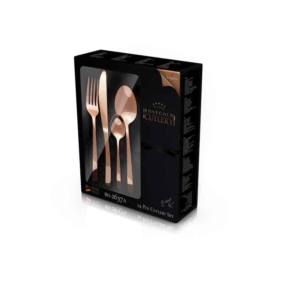 Berlinger Haus evőeszköz készlet 24 részes rose gold