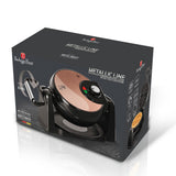 Berlinger Haus Forgatható gofrisütő állvánnyal 1000 W Metallic Line Rose Gold Edition