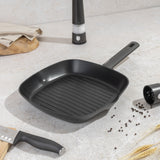Berlinger Haus Grill serpenyő fedővel 28 cm Antracit Collection
