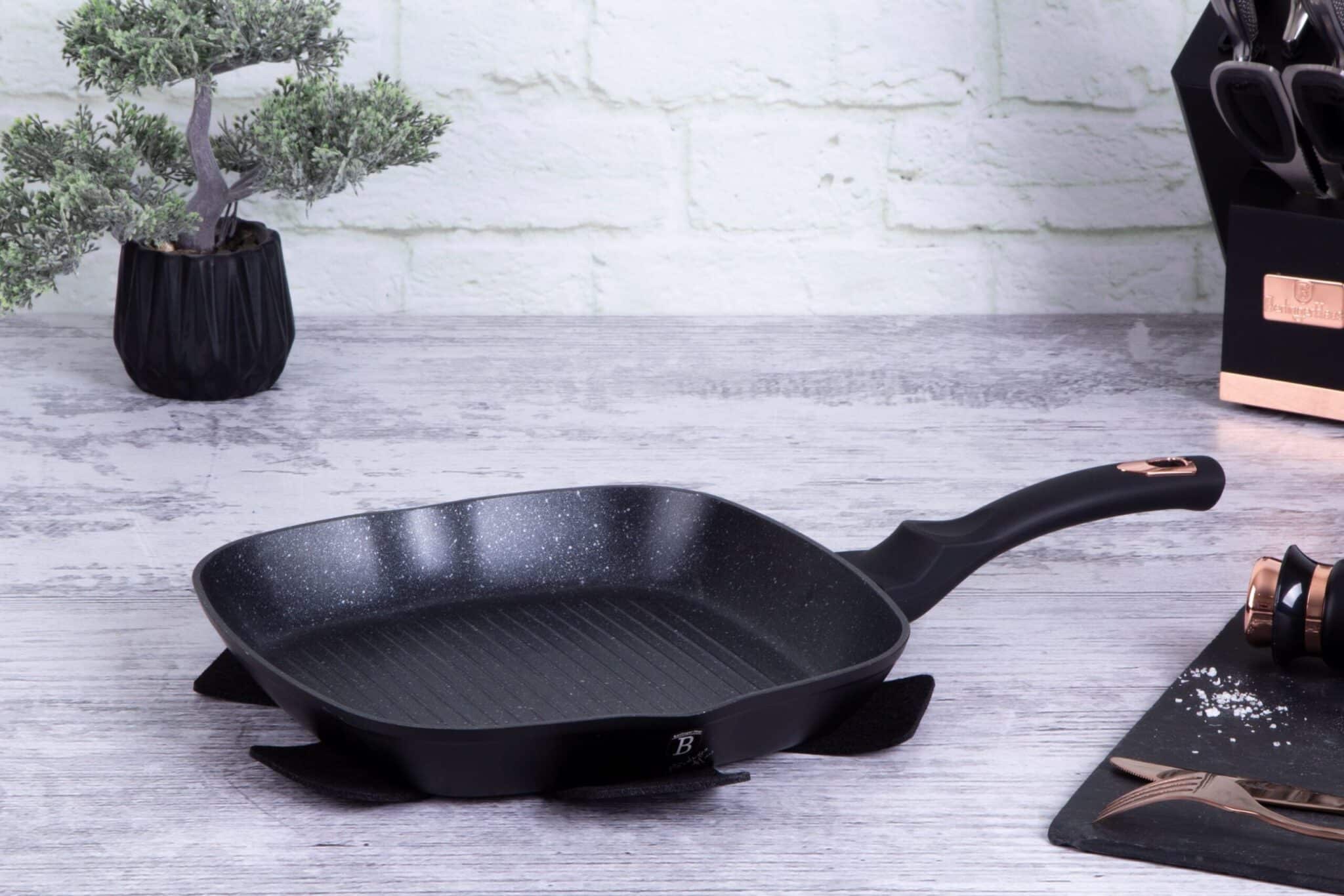 Berlinger Haus indukciós Grill serpenyő 28 cm Black Rose Collection