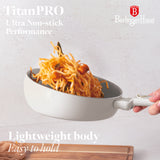 Berlinger Haus indukciós tapadásmentes Flip serpenyő 26 cm matt krém Sahara Collection