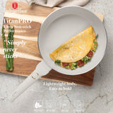 Berlinger Haus indukciós tapadásmentes Flip serpenyő 26 cm matt krém Sahara Collection