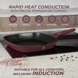 Berlinger Haus Indukciós tapadásmentes grill serpenyő 28 cm Leonardo Collection