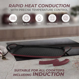Berlinger Haus Indukciós tapadásmentes Grill sütőlap 47 cm Leonardo Collection