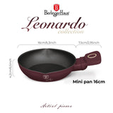 Berlinger Haus Indukciós tapadásmentes Mini serpenyő 16 cm Leonardo Collection