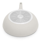 Berlinger Haus indukciós tapadásmentes wok serpenyő 28 cm matt krém Sahara Collection
