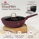 Berlinger Haus indukciós tapadásmentes Wok serpenyő fedővel 28 cm Leonardo Collection