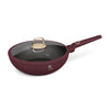 Berlinger Haus indukciós tapadásmentes Wok serpenyő fedővel 28 cm Leonardo Collection