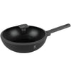 Berlinger Haus indukciós Wok fedővel 28 cm Antracit Collection