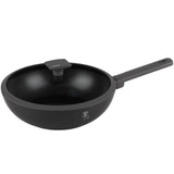 Berlinger Haus indukciós Wok fedővel 28 cm Antracit Collection