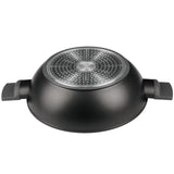 Berlinger Haus indukciós Wok fedővel 30 cm Antracit Collection