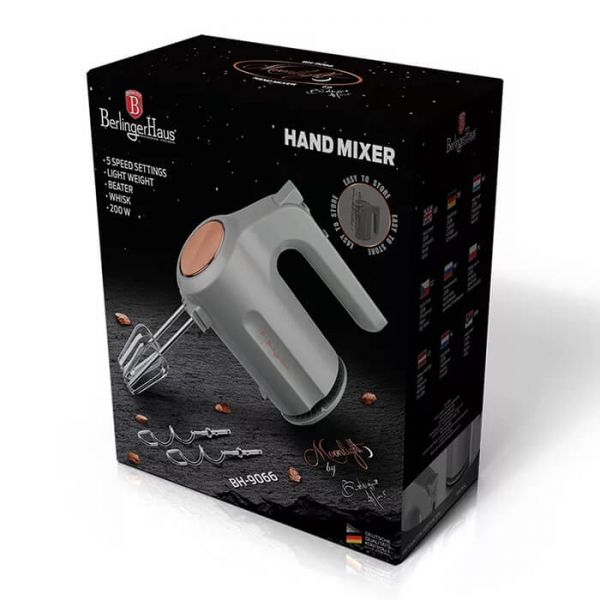 Kéz mixer Berlinger Haus kézi mixer 200 W szürke