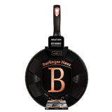Berlinger Haus kovácsolt alumínium wok serpenyő Black Rose Collection