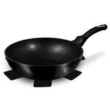 Berlinger Haus kovácsolt alumínium wok serpenyő Black Rose Collection