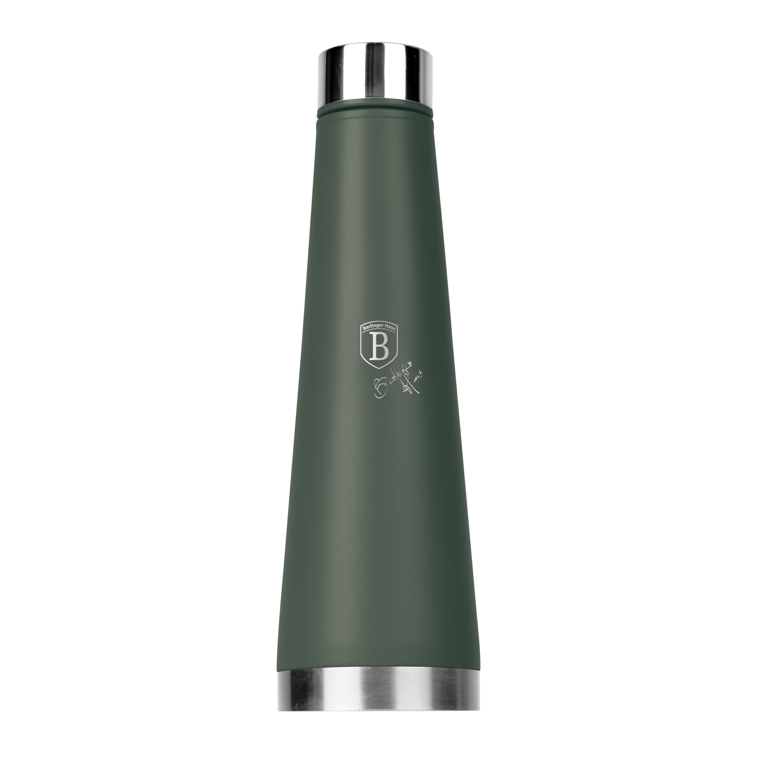 Berlinger Haus matt zöld rozsdamentes acél Palack alakú termosz 400 ml