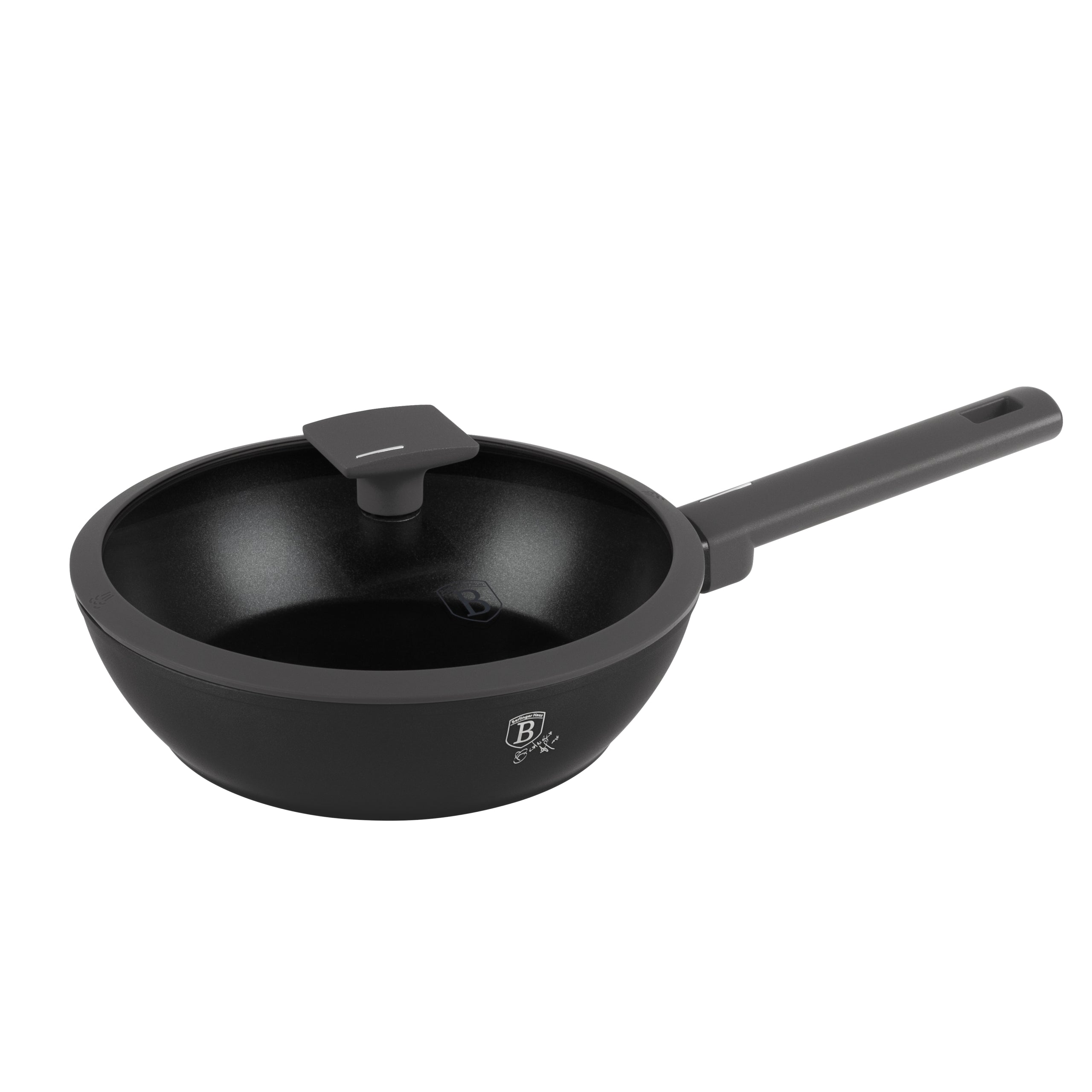 Berlinger Haus Mély serpenyő fedővel 24 cm Antracit Collection