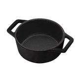 Berlinger Haus Mini öntöttvas fazék 12 cm fekete Black Rose Collection