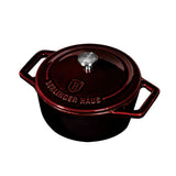 Berlinger Haus mini öntöttvas fazék 12 cm Metallic Line Burgundy Edition