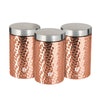 Berlinger Haus rozsdamentes acél 3 részes konyhai tároló szett Metallic Line Rose Gold Edition