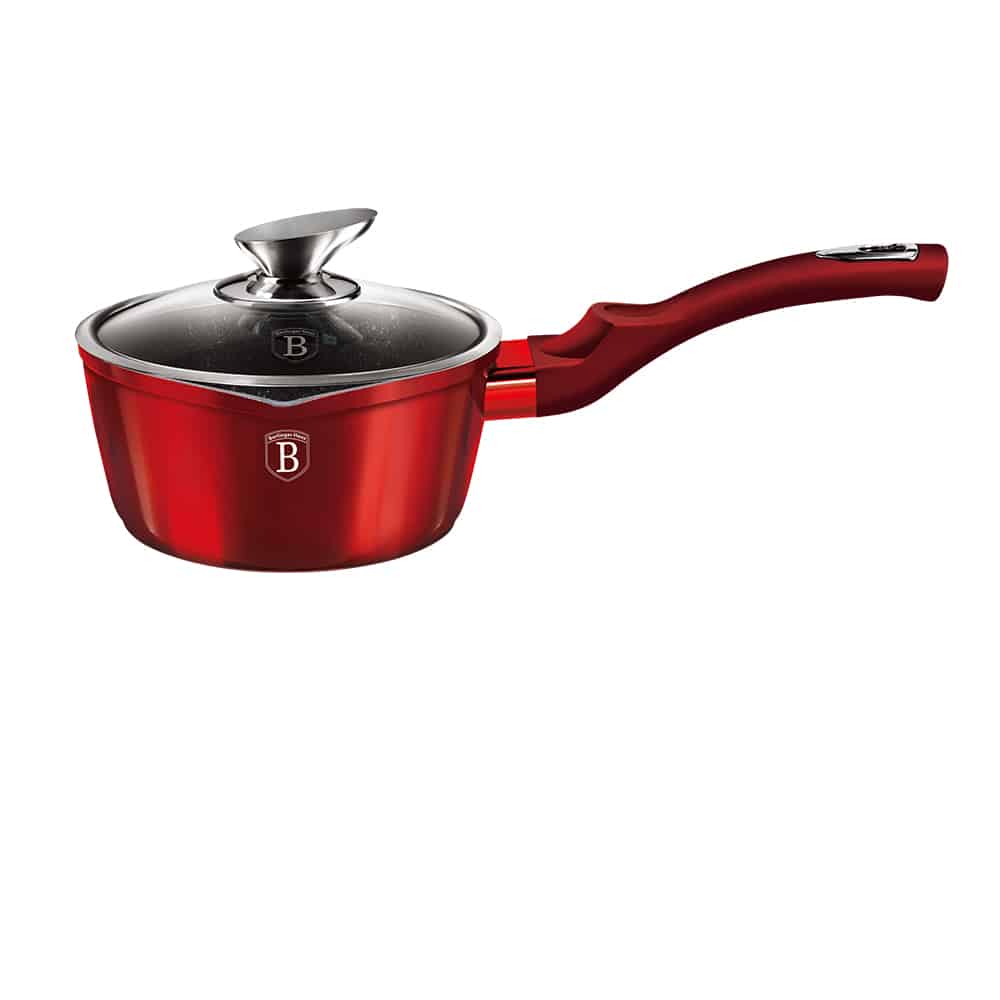 Berlinger Haus szószos edény fedővel 1,2 L Metallic Line Burgundy Edition