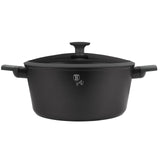 Berlinger Haus tapadásmentes kovácsolt alumínium lábas fedővel 8 liter Antracit Collection