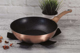 Berlinger Haus wok serpenyő 28 cm Metallic Line Rose Gold Edition