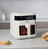 Berlinger Haus XL AirFryer 6,3 L átlátszó ablakkal matt krém