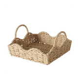 Boltze fonott asztali tálca Pagos 20 cm