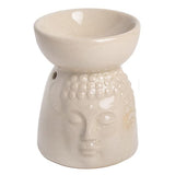 Párologtató Buddha arcos kerámia párologtató 11,5 cm drapp