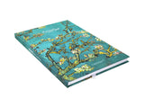 Vonalas notesz füzet kemény fedeles 21x14,5 cm 80 oldalas Van Gogh Mandulavirágzás