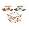 Őszi Porcelán teás csésze + alj 240 ml 2 személyes dobozban Autumn Breeze