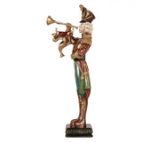 Diótörő karácsonyi figura trombitás 40 cm