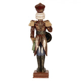 Diótörő karácsonyi figura órával 45 cm