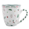 Karácsonyi porcelán bögre 360 ml Christmas Green