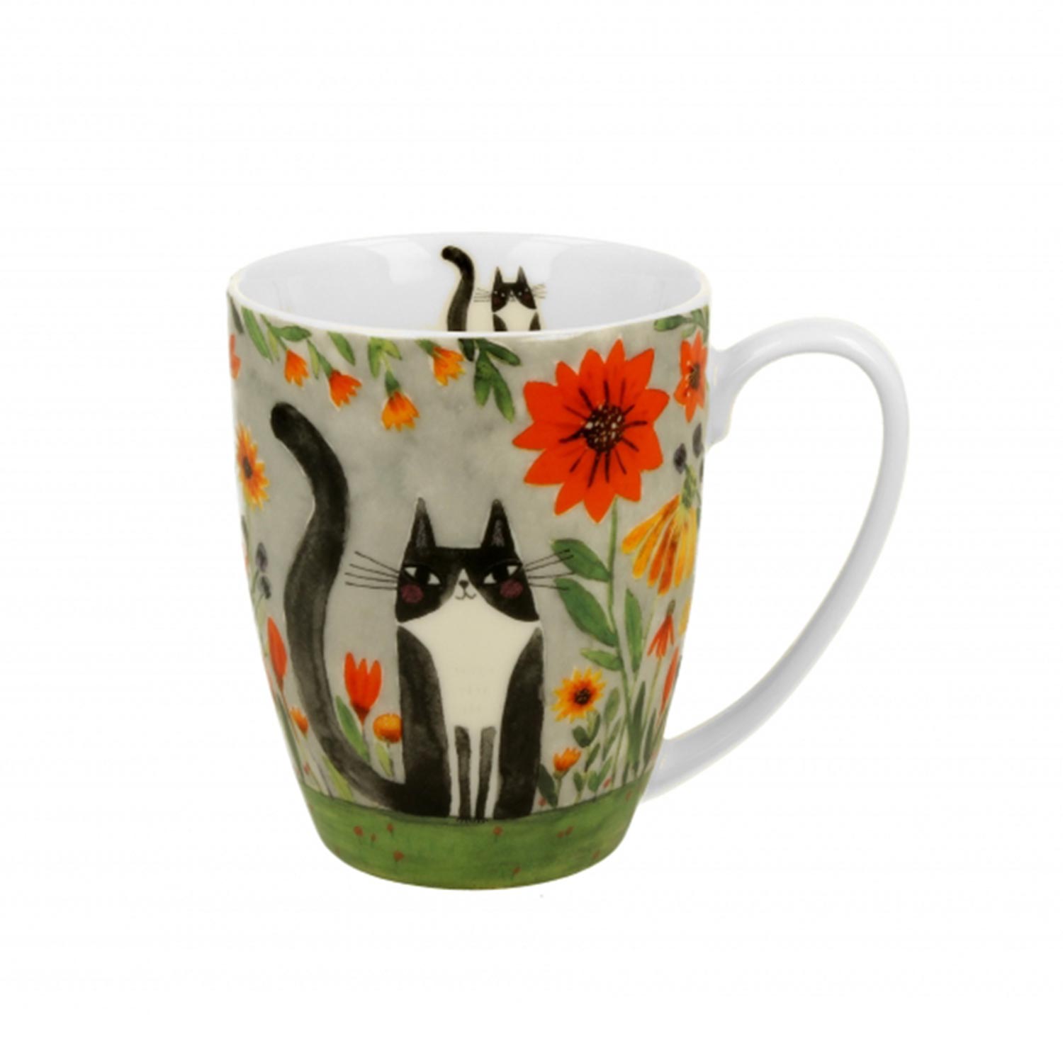 Bögre Cicás porcelán bögre Meadow 350 ml