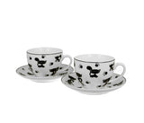 Bögre Cicás porcelán csésze aljjal két személyes díszdobozban