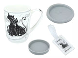 Bögre Cicás porcelán utazóbögre díszdobozban Velence