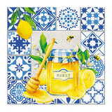 Citrus And Honey háromrétegű mediterrán citromos papírszalvéta 33x33 cm 20 db-os