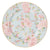 Tányér, étkészlet Vintage virág mintás porcelán desszertes tányér kék rózsaszín Ø 20 CM