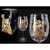 Pohár Talpas boros üveg pohár Klimt Adele