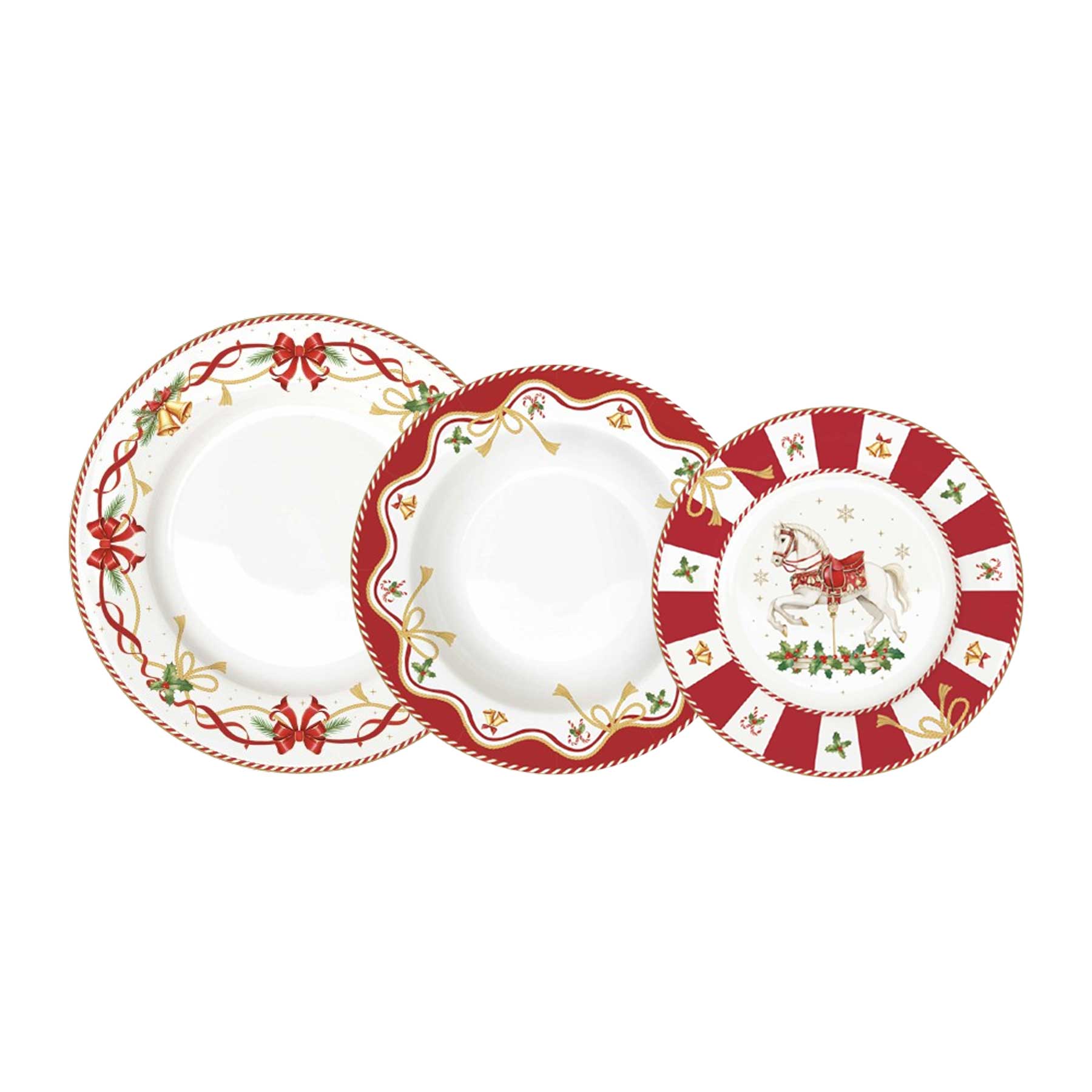 Karácsonyi porcelán 18 részes étkészlet Christmas Tale