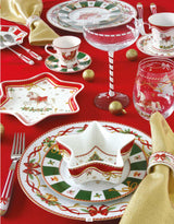 Karácsonyi porcelán lapostányér Christmas Tale