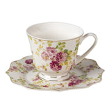 Porcelán csésze + alj 200 ml rózsás