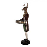 Sir Antlers nagy Karácsonyi Dekoratív Szarvas figura 32x31x96 cm
