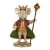 Vintage egér figura karácsonyi dekoráció 25 cm